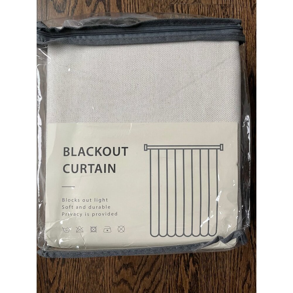 Blackout Curtains 50 x 108, Cream, 2 Panels